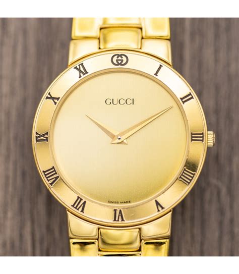 gucci gold watch warranty